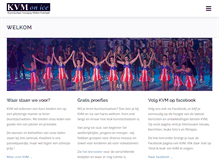Tablet Screenshot of kvmonice.nl